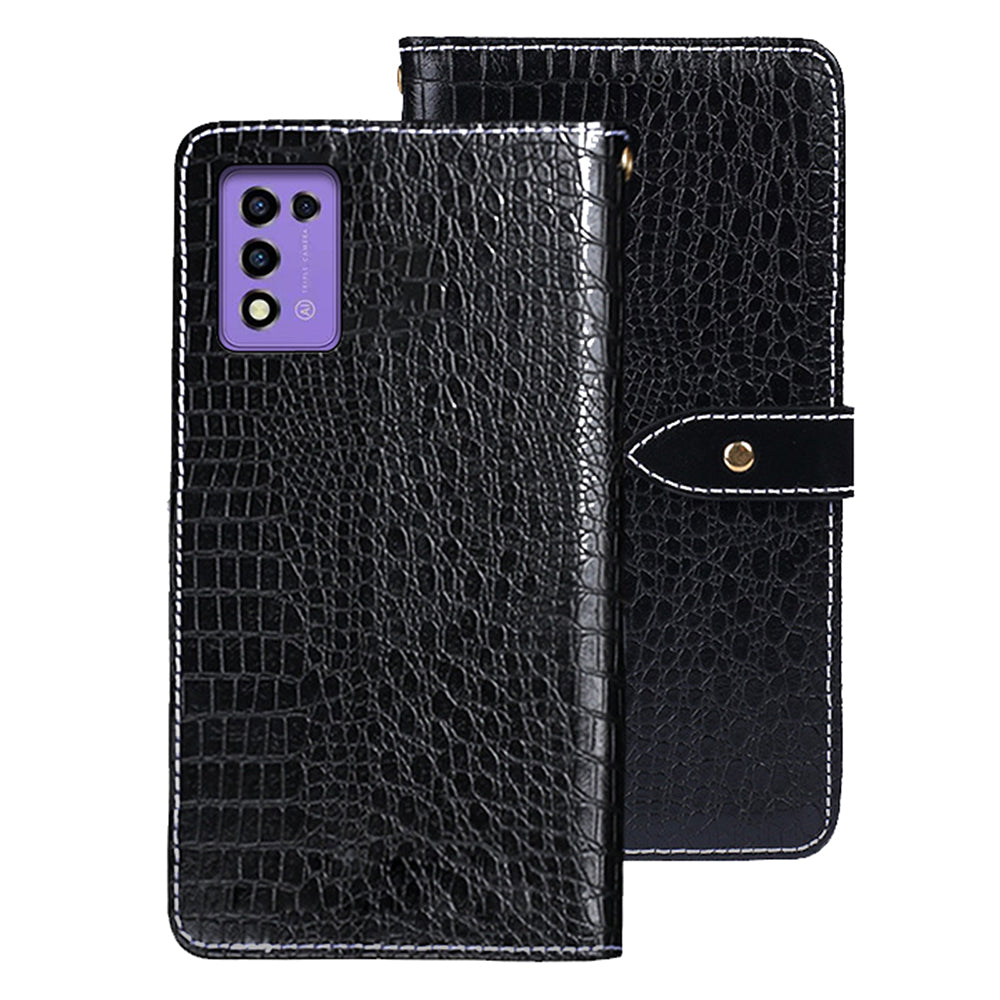 IDEWEI For ZTE Libero 5G III Shockproof Phone Cover Crocodile Texture Flip Leather Wallet Stand Phone Case IDEWEI For ZTE Libero 5G III Shockproof Phone Cover Crocodile Texture Flip Leather Wallet Stand Phone Case